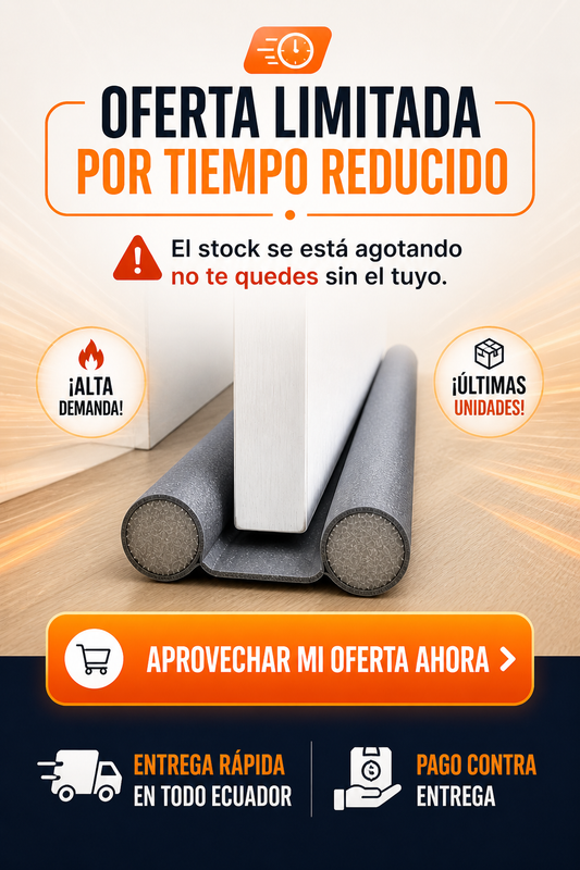 Tira Selladora para Puertas🚪 Una solución simple que transforma tu hogar!